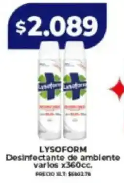 Supermayorista Vital Lysoform desinfectante de ambiente varlos oferta