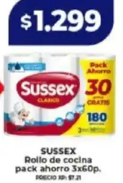 Supermayorista Vital Sussex rollo de cocina pack ahorro oferta