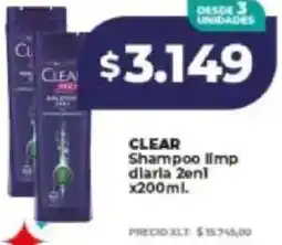 Supermayorista Vital Clear shampoo iimp dlarla 2 en l oferta