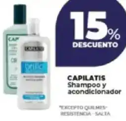 Supermayorista Vital Capilatis shampoo y acondicionador oferta