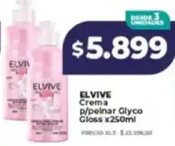 Supermayorista Vital Elvive crema p/pelnar glycol gloss oferta