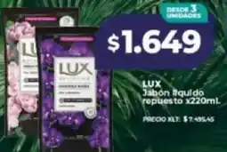 Supermayorista Vital Lux jabón liquid repuesto oferta