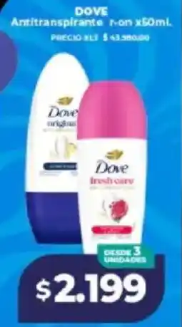 Supermayorista Vital Dove antitranspirante 1-on oferta