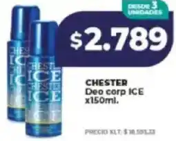 Supermayorista Vital Chester deo corp ice oferta