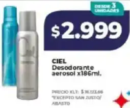 Supermayorista Vital Ciel desodorante aerosol oferta