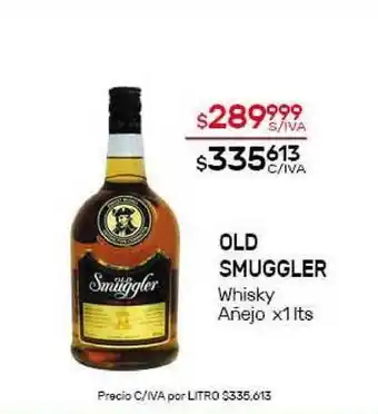 Nini Mayorista Old Smuggler Whisky Añejo x 1lts oferta