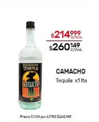 Camacho Tequila x lts