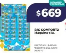 Supermayorista Vital Bic comfortz maquina oferta
