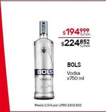 Nini Mayorista Bols Vodka x 750ml oferta