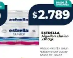 Supermayorista Vital Estrella algodon clasico oferta