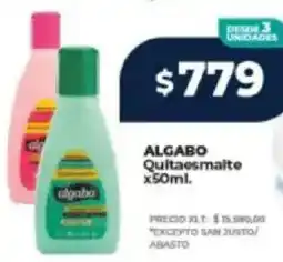 Supermayorista Vital Algabo quitaesmalte oferta