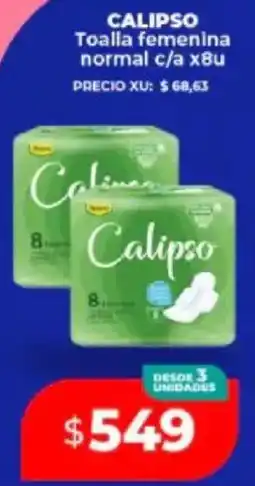 Supermayorista Vital Calipso toalla femenina normal c/a oferta