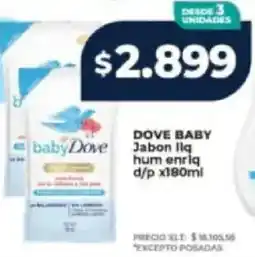 Supermayorista Vital Dove baby jabon llq hum enriq d/p oferta