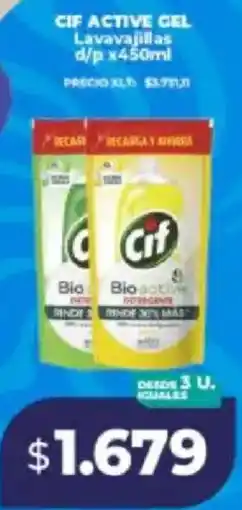 Supermayorista Vital Cif active cel lavavajillas d/p oferta
