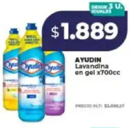 Supermayorista Vital Ayudin lavandina en gel oferta