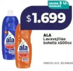 Supermayorista Vital Ala lavavajillas botella oferta