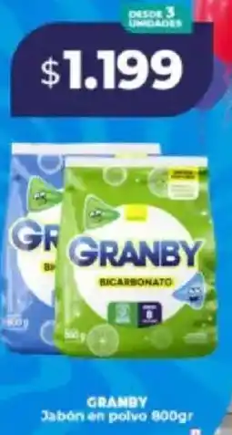 Supermayorista Vital Granby jabón en polvo oferta