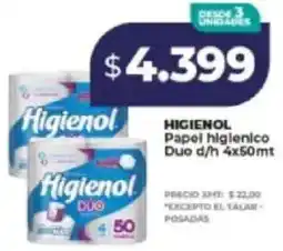 Supermayorista Vital Higienol papel higienico duo d/h oferta
