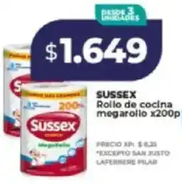 Supermayorista Vital Sussex rollo de cocina megarollo oferta
