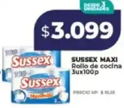 Supermayorista Vital Sussex maxi rollo de cocina oferta