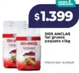 Supermayorista Vital Dos anclas sal gruesa paquete oferta