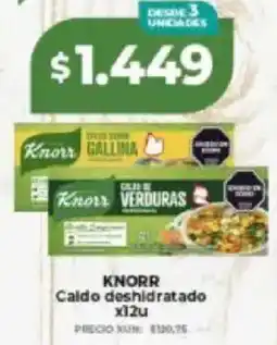 Supermayorista Vital Knorr caldo deshidratado oferta