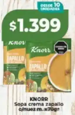 Supermayorista Vital Knorr sopa crema zapallo c/nuez m. oferta