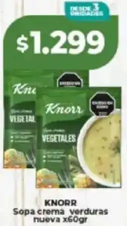 Supermayorista Vital Knorr sopa crema verduras nueva oferta