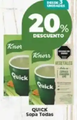 Supermayorista Vital Quick sopa todas oferta