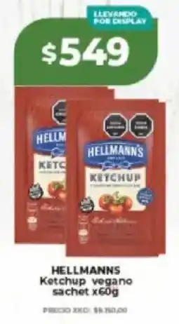 Supermayorista Vital Hellmann's ketchup vegano sachet oferta