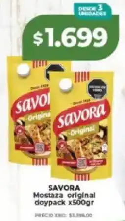 Supermayorista Vital Savora mostaza original doypack oferta