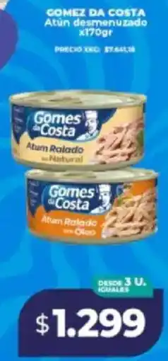 Supermayorista Vital Comez da costa atún desmenuzado oferta