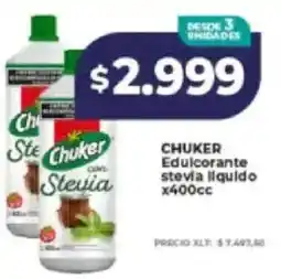 Supermayorista Vital Chuker edulcorante stevia liquid oferta
