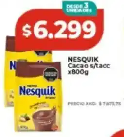Supermayorista Vital Nesquik cacao s/tacc oferta