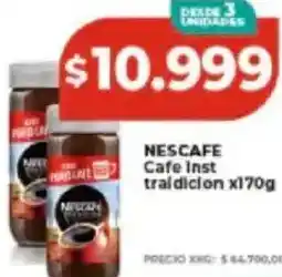 Supermayorista Vital Nescafe cafe inst traldicion oferta