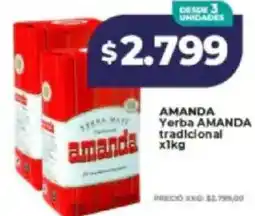 Supermayorista Vital Amanda yerba amanda tradicional oferta