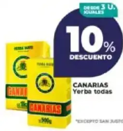 Supermayorista Vital Canarias yerba todas oferta