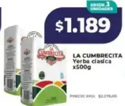 Supermayorista Vital La cumbrecita yerba clasica oferta