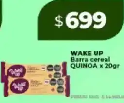 Supermayorista Vital Wake up barra cereal quinoa oferta