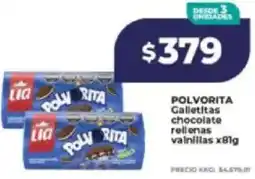 Supermayorista Vital Polvorita galletitas chocolate rellenas vainillas oferta