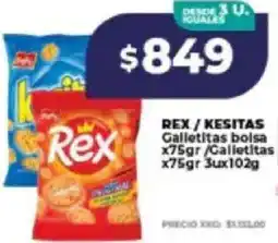 Supermayorista Vital Rex/kesitas galletitas bolsa oferta