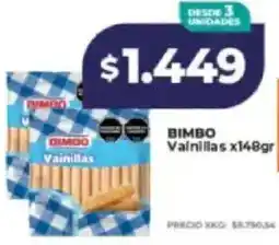 Supermayorista Vital Bimbo vainillas oferta