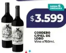 Supermayorista Vital Cordero c/piel de lobo vino oferta