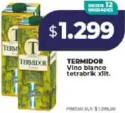 Supermayorista Vital Termidor vino blanco tetrabrik oferta
