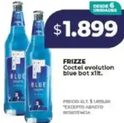 Supermayorista Vital Frizze coctel evolution blue bot oferta