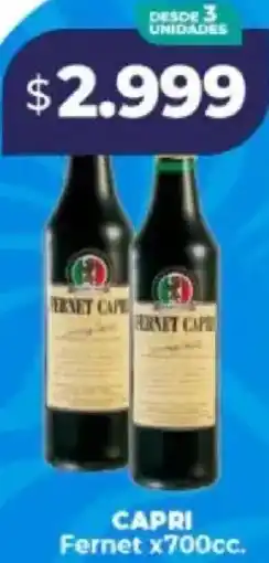 Supermayorista Vital Capri fernet oferta