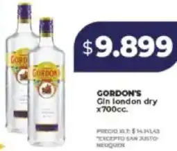 Supermayorista Vital Gordon's gin london dry oferta