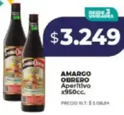 Supermayorista Vital Amargo Obrero aperitivo oferta