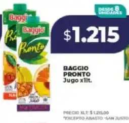 Supermayorista Vital Baggio pronto jugo oferta