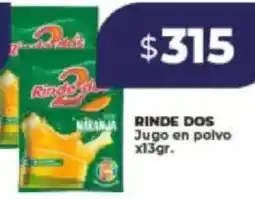 Supermayorista Vital Rinde dos jugo en polvo oferta